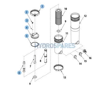 Waterway Top-Load Filter Replacement Parts