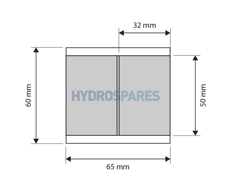 50mm x 2" Conversion Adaptor - PVC - Street