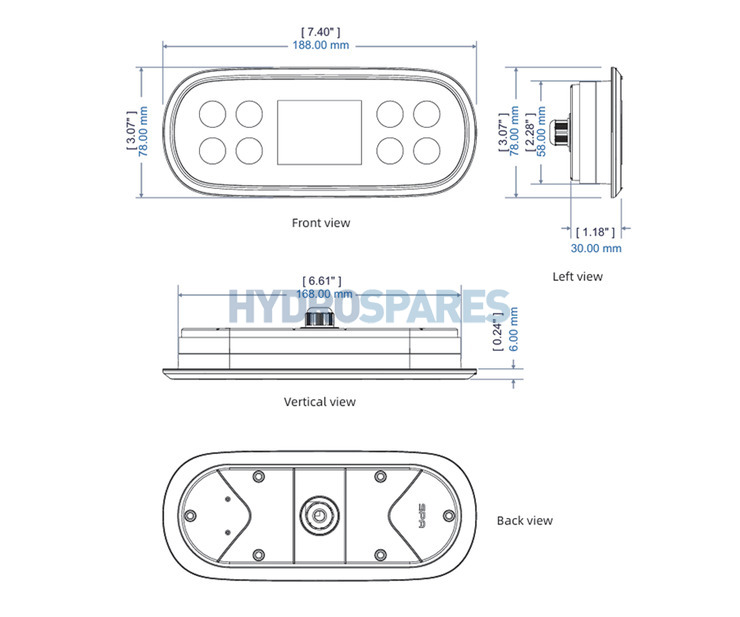 Joyonway PB562 Topside Control Panel