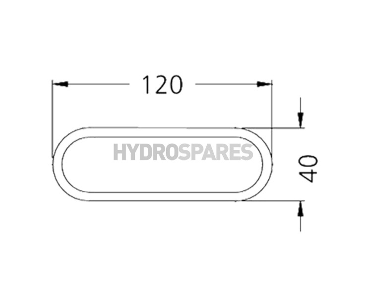 Hydroair Touch Pad 3 Function - Oval