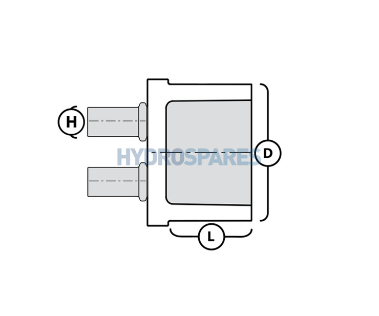 PVC Manifold Plug - Spigot - Glued x Barbed