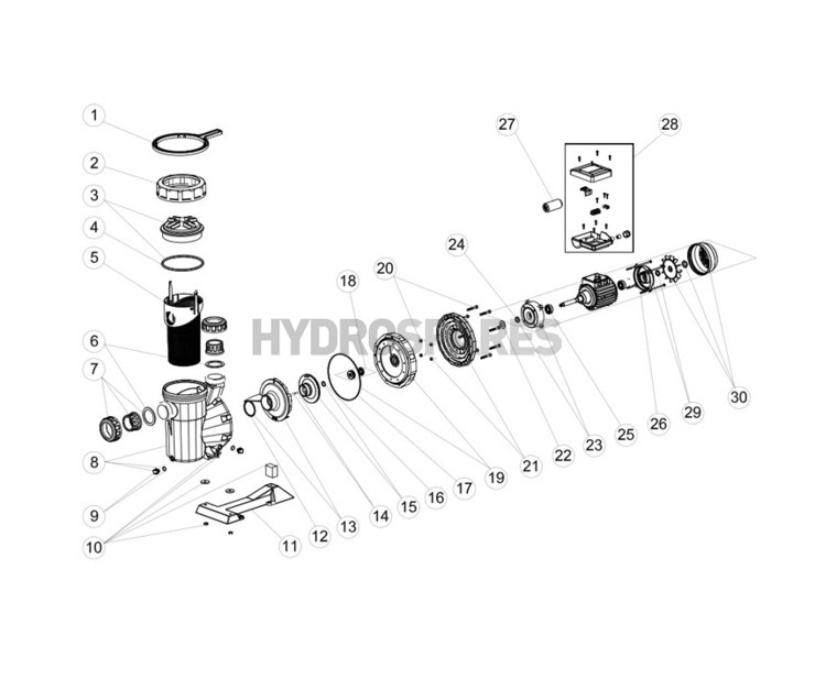 Victoria Plus Pump - Deflector Washer  1/2-3/4-1-1 . 5-2 HP