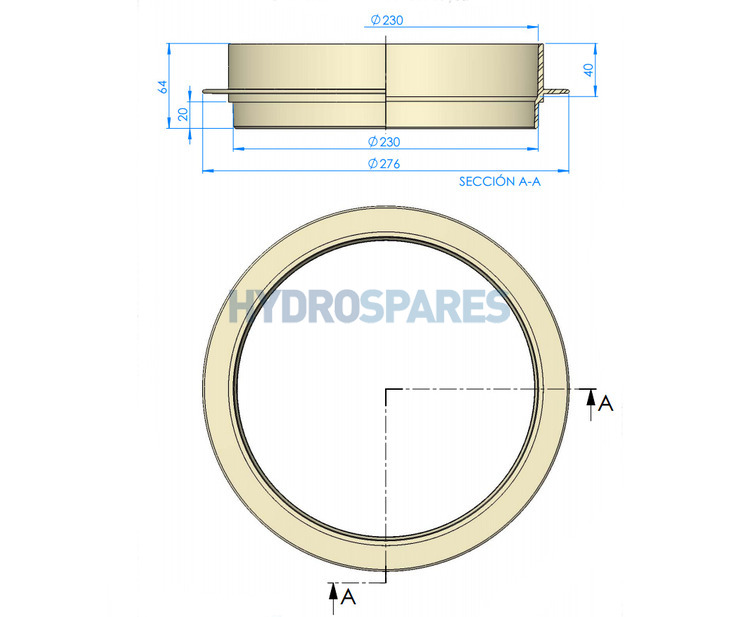 Certkin Skimmer Collar Extension Ring 
