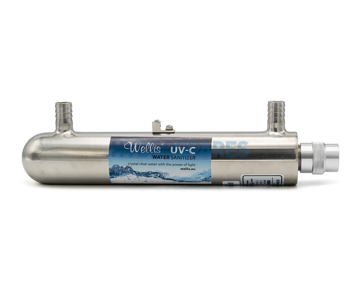 HydroSpares Wellis Stainless Steel - UV-C - 15W - Complete System