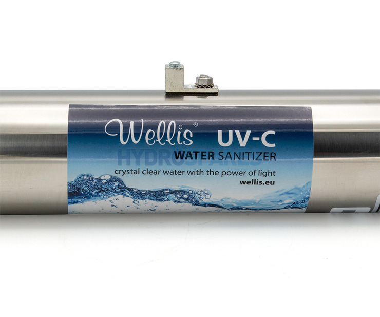 HydroSpares Wellis Stainless Steel - UV-C - 15W - Complete System