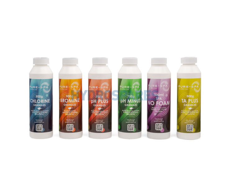 Pure-Spa Hot Tub Chemical Starter Kit Range Main Image
