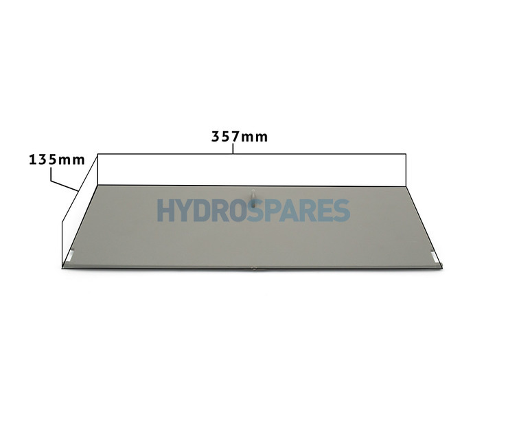 Waterway Weir Door Assembly - Square & Oval Plate - Grey