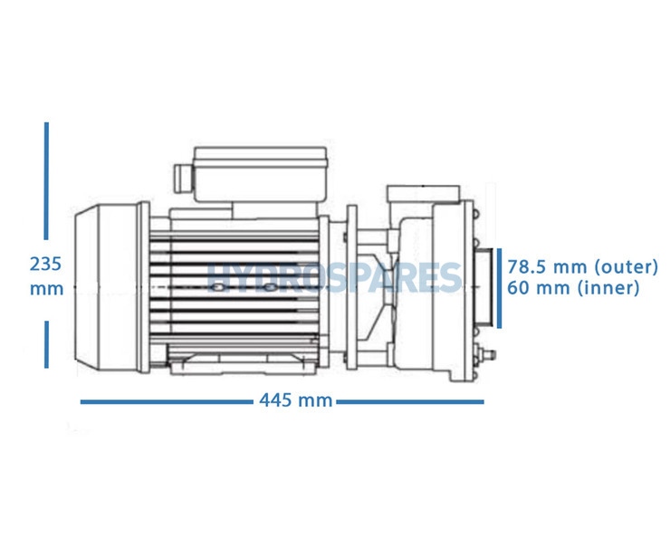 Wellis Spa Pump 3HP / 2 Speed Alternative