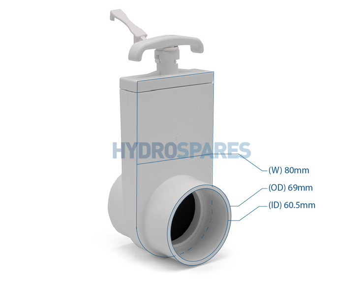 HS PRO - PVC Slice Valve - 2" 