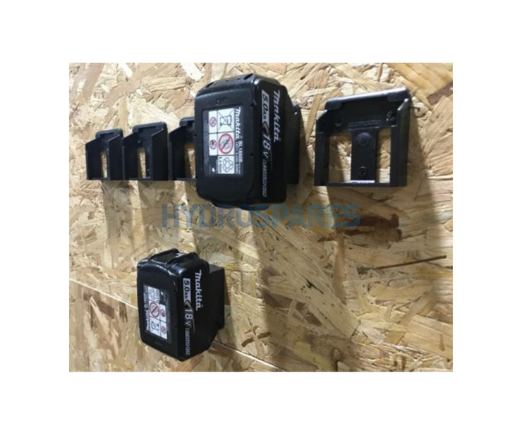 Power tool battery mount for Makita 18V - 2 pack - Black