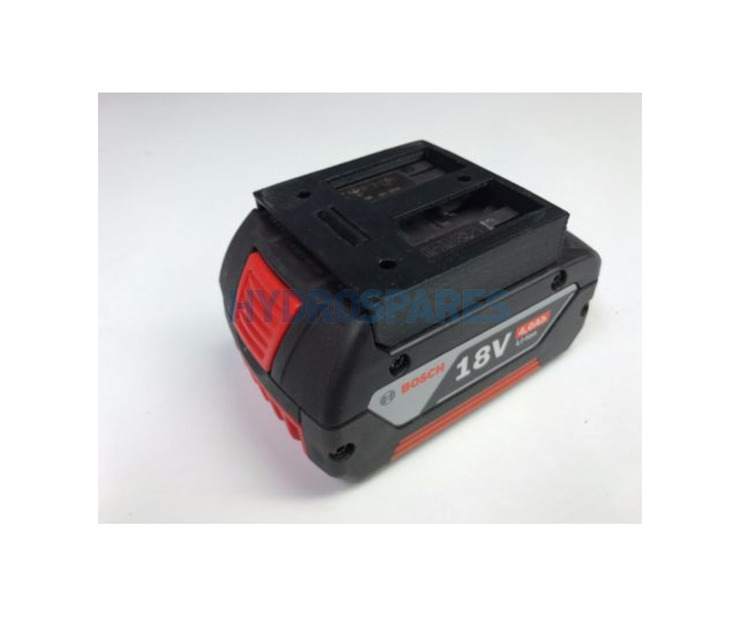 Power tool battery mount for Bosch 18V - 5 pack - Black