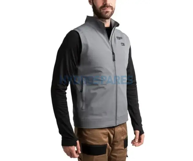 Milwaukee M12 Grey Heated Sleeveless Jacket. Thumbnail 1