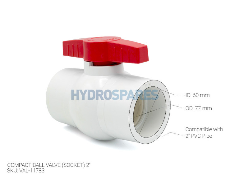 HS Pro - PVC Compact Ball Valve - 2"