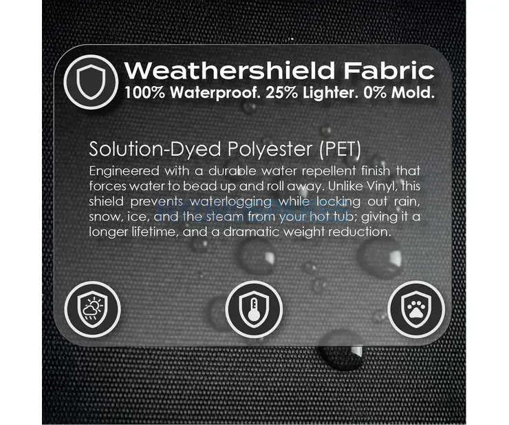 Pure-Spa  Premium Hot Tub Cover  (Round) - 200 cm Thumbnail 3