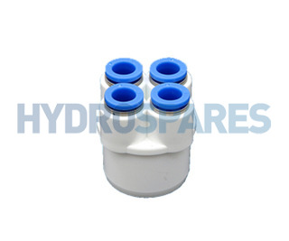 HydroSpares End Cap with Push Fit Connections - Series 
