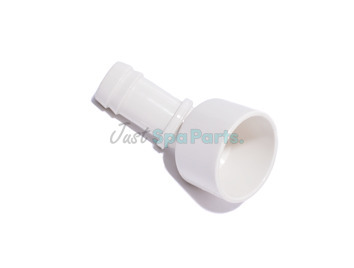 1" x 3/4" 45° Adaptor - PVC - White