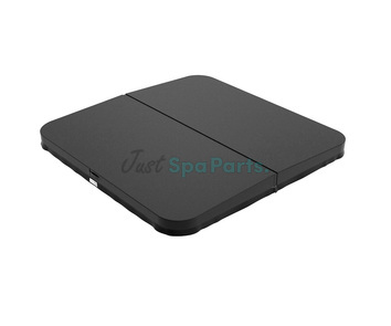 Hot Tub Cover - Square 2.0m x 2.0m - Dark Grey Vinyl