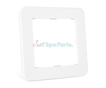 Waterway Square Trim Plate - White