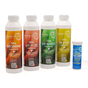 Pure-Spa - Chemical Starter Pack - Bromine / Total Alkalinity