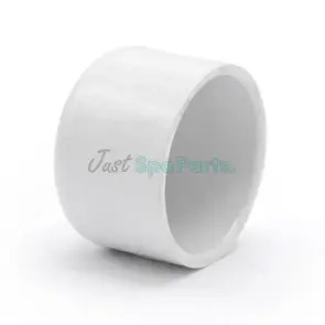 1.5" End Cap - PVC - White