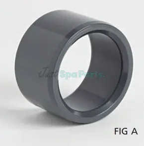 75mm x 2'' Reducer - Plain - PVC - Grey