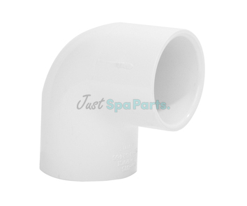 2" Equal Elbow 90° - PVC - White