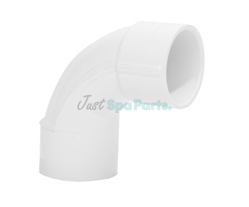 2 ½" Swept Equal Elbow 90° - PVC - White