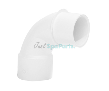 2" Swept Street Elbow 90° - PVC - White