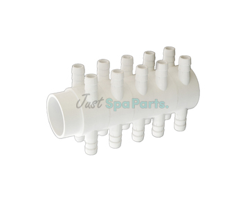 1" Superflow Air Manifold - 20 Port - White