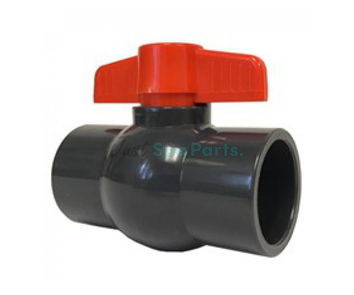 1.5 inch Ball Valve (IMP) - PVC - Grey