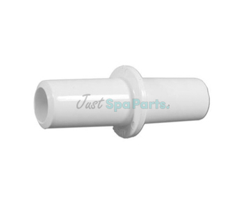 ¾" Equal Coupler - PVC - White