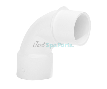 2" Swept Street Elbow 90° - PVC - White