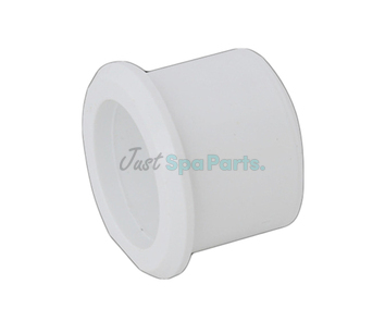 1" Plug - PVC - White