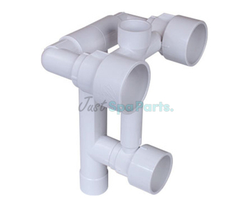 Waterway Gunite Deep Seat 3-Jet Manifold