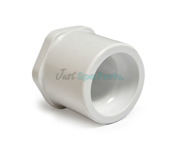 1" x ½" Reducing Bush - PVC - White