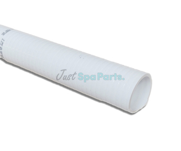 1 ½" Semi-Rigid PVC Pipe - White - Straight (Waterways)