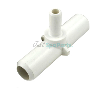 ¾" x 3/8" Reducer Tee - PVC - White