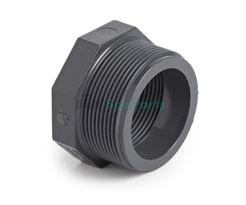 ¾" x ¼" Threaded Reducing BSP - PVC - Grey