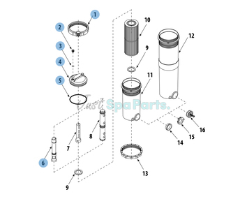 Waterway Top-Load Filter Replacement Parts