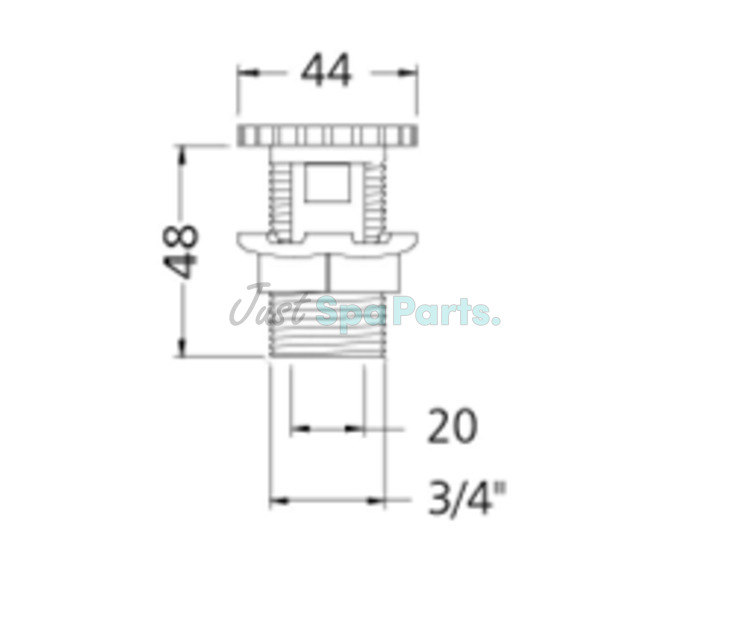 Balboa 1/2" Slimline Air Control