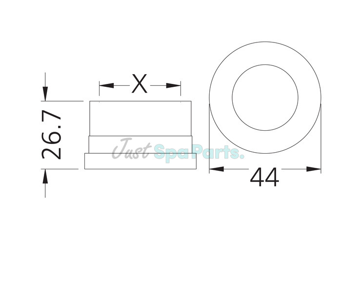 HydroAir Union Sleeve - 32mm