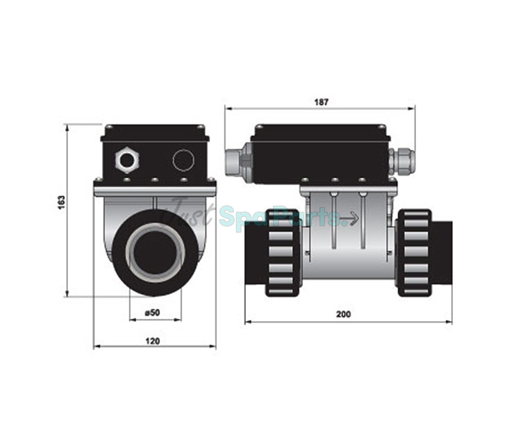 Pahlen Electric Spa Heater - Aqua Spa - 1.5kW