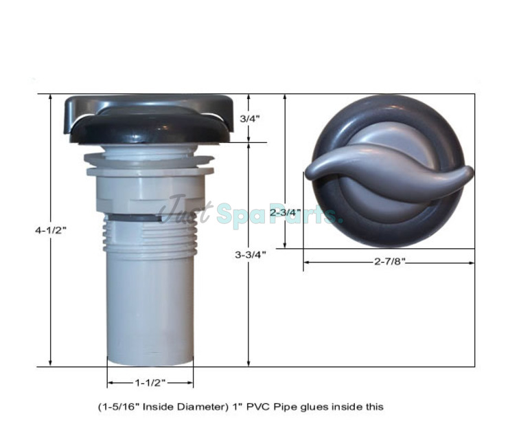 CMP Air Control "S" Handle - 1"