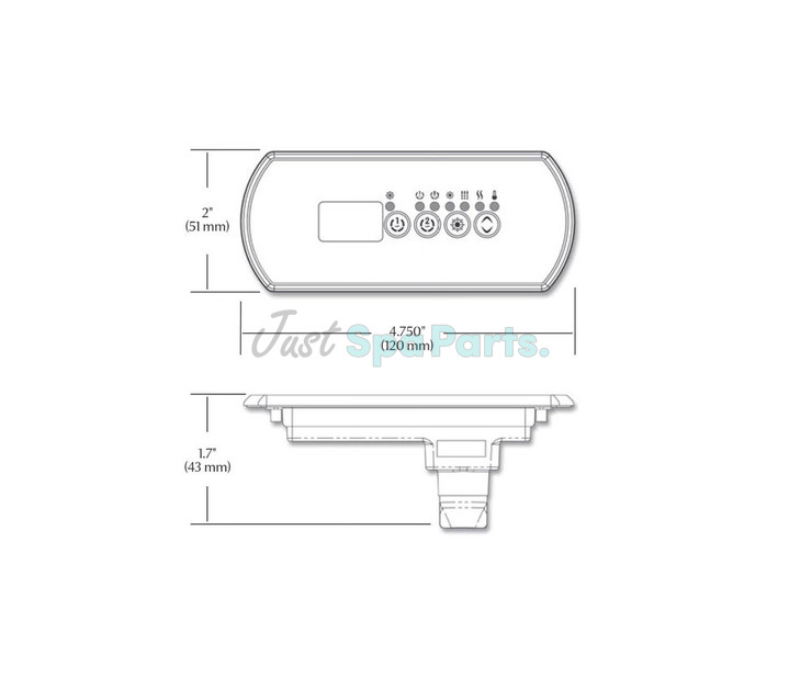 Gecko Topside Control Panel - in.k200