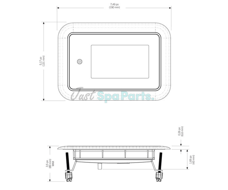 Gecko Topside Control Panel - in.k1000+