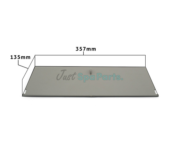 Waterway Weir Door Assembly - Square & Oval Plate - Grey