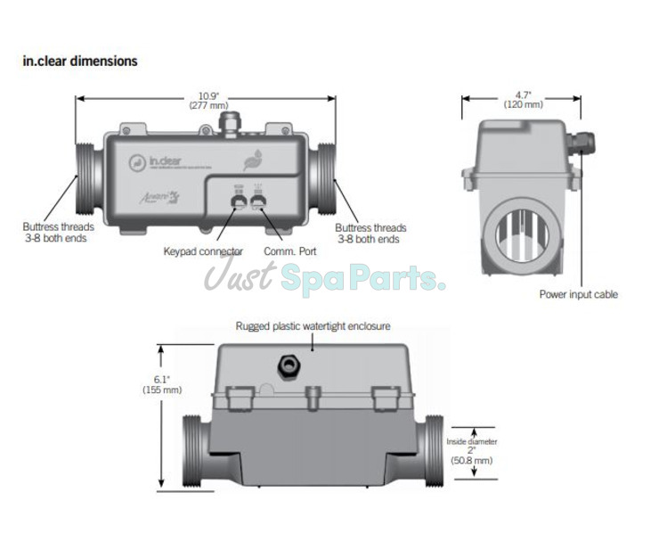 Graphite Cell for Gecko In.Clear Bromine Generator