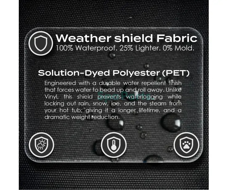 Standard Hot Tub Cover (Square) Thumbnail 3