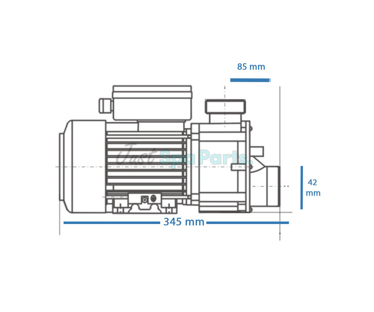 LX Circ / Whirlpool Pump - DH1 - 1HP