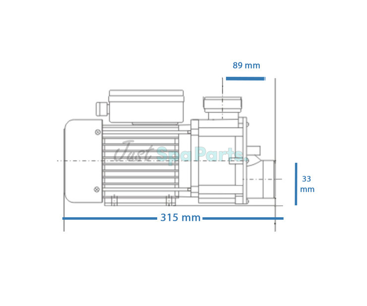 LX Circ / Whirlpool Pump - JA35 - 0.33HP